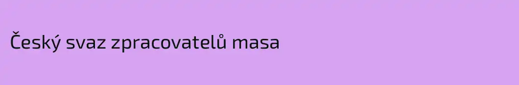 Český svaz zpracovatelů masa 
